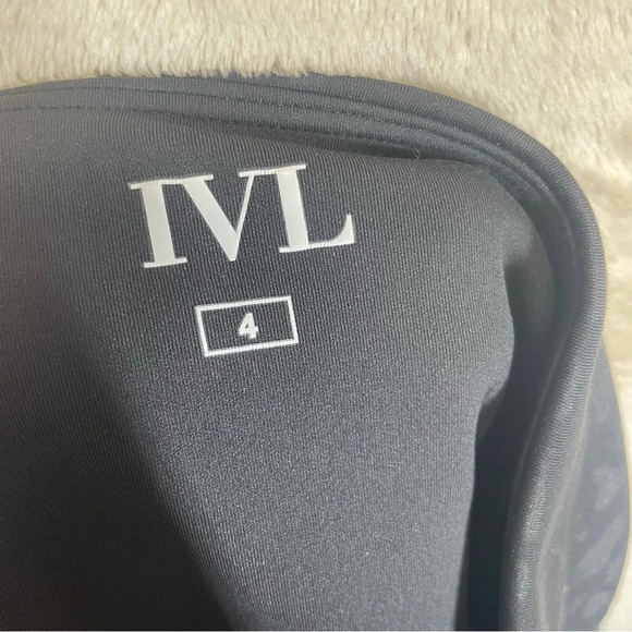 IVL Collective Chi Chi Active Black Leopard Leggings womens size 4 - Picture 10 of 10